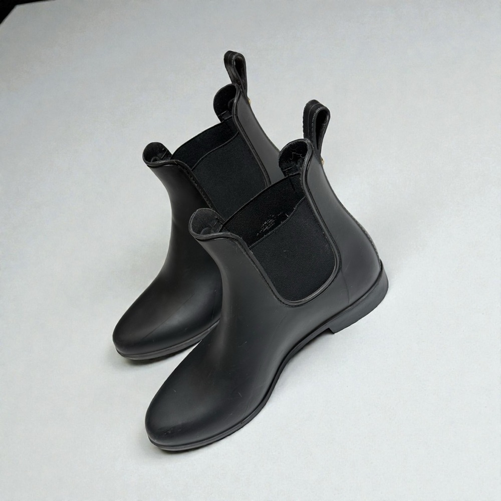 Sam Edelman Black Chelsea Rain Boots • Women’s 9 • Waterproof